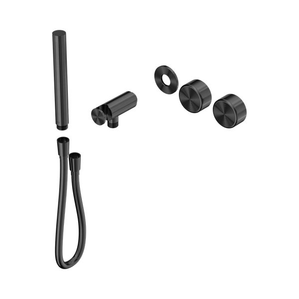 Nero Serenity Progressive Shower System With Metal Handle And Slim Shower Trim Kit Only Gun Metal - 24E096GM