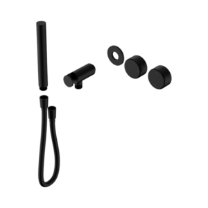 Nero Serenity Progressive Shower System With Metal Handle And Slim Shower Trim Kit Only Matte Black - 24E096MB