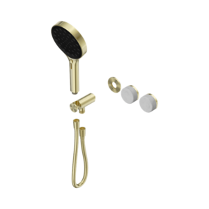 Nero Serenity Progressive Shower System With Carrara Handle And Serenity Hand Shower Trim Kit Only Brushed Gold - 24E097BG