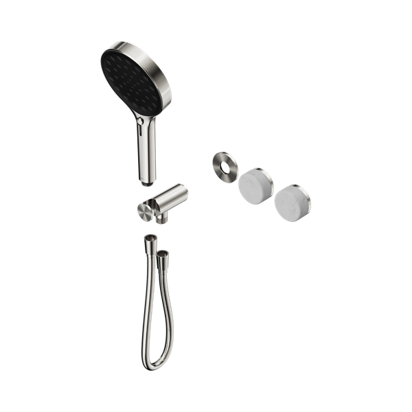 Nero Serenity Progressive Shower System With Carrara Handle And Serenity Hand Shower Trim Kit Only Brushed Nickel - 24E097BN