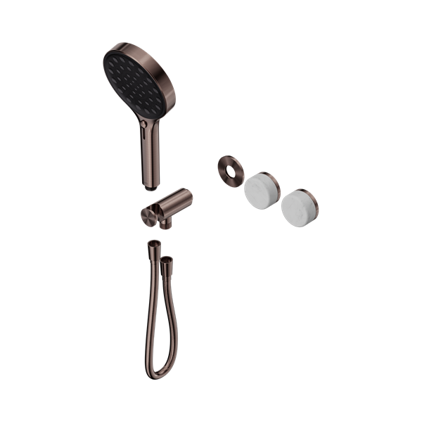 Nero Serenity Progressive Shower System With Carrara Handle And Serenity Hand Shower Trim Kit Only Brushed Bronze - 24E097BZ