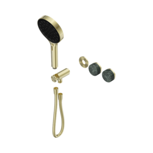 Nero Serenity Progressive Shower System With Verde Alpi Handle And Serenity Hand Shower Trim Kit Only Brushed Gold - 24E098BG