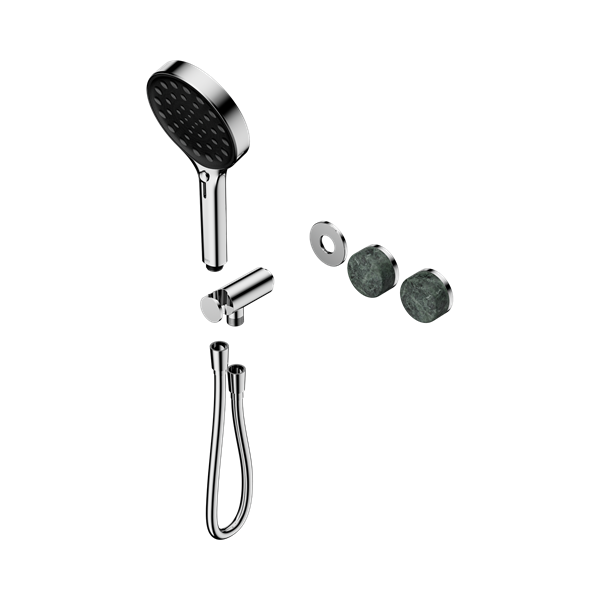 Nero Serenity Progressive Shower System With Verde Alpi Handle And Serenity Hand Shower Trim Kit Only Chrome - 24E098CH