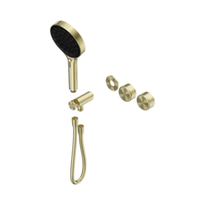 Nero Serenity Progressive Shower System With Metal Handle And Serenity Hand Shower Trim Kit Only Brushed Gold - 24E102BG
