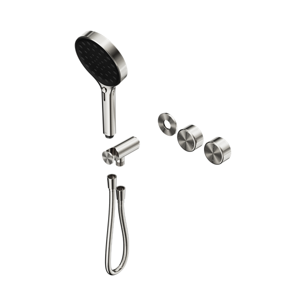 Nero Serenity Progressive Shower System With Metal Handle And Serenity Hand Shower Trim Kit Only Brushed Nickel - 24E102BN