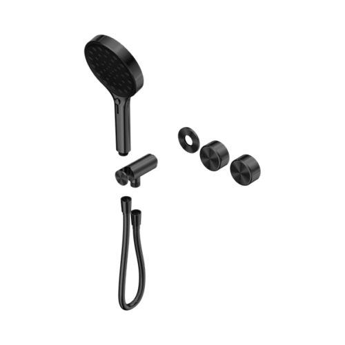 Nero Serenity Progressive Shower System With Metal Handle And Serenity Hand Shower Trim Kit Only Gun Metal - 24E102GM