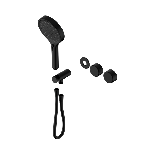 Nero Serenity Progressive Shower System With Metal Handle And Serenity Hand Shower Trim Kit Only Matte Black - 24E102MB