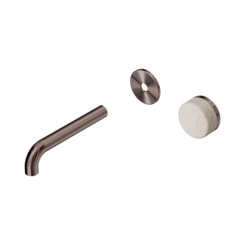 24E105BZ-Serenity-Progressive-Wall-Basin-Mixer-160mm-Spout-With-Rome-Travertine-Handle-Trim-Kit-Only-Brushed-Bronze-Thumb.png Nero Serenity Progressive Wall Basin Mixer 160mm Spout With Rome Travertine Handle Trim Kit Only Brushed Bronze - 24E105BZ