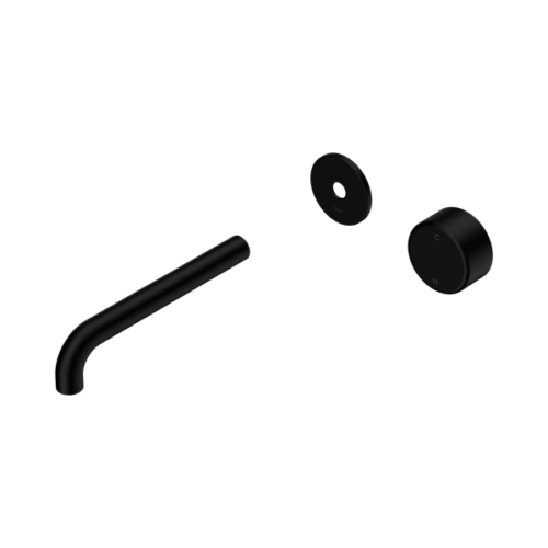 24E114MB-Serenity-Progressive-Wall-Basin-Mixer-185mm-Spout-With-Metal-Handle-Trim-Kit-Only-Matte-Black-Thumb.png Nero Serenity Progressive Wall Basin Mixer 185mm Spout With Metal Handle Trim Kit Only Matte Black - 24E114MB