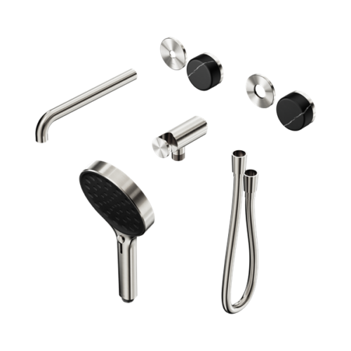 24E122BN-Serenity-Progressive-Shower-System-With-Spout-With-Marquina-Black-Handle-And-Serenity-Hand-Shower-Trim-Kit-Only-Brushed-Nickel-Thumb.png Nero Serenity Progressive Shower System With Spout With Marquina Black Handle And Serenity Hand Shower Trim Kit Only Brushed Nickel - 24E122BN