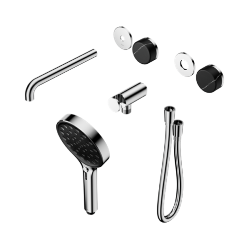 24E122CH-Serenity-Progressive-Shower-System-With-Spout-With-Marquina-Black-Handle-And-Serenity-Hand-Shower-Trim-Kit-Only-Chrome-Thumb.png Nero Serenity Progressive Shower System With Spout With Marquina Black Handle And Serenity Hand Shower Trim Kit Only Chrome - 24E122CH