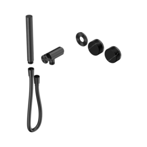 Nero Serenity Progressive Shower System With Marquina Black Handle And Slim Shower Trim Kit Only Gun Metal - 24E123GM