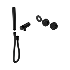 Nero Serenity Progressive Shower System With Marquina Black Handle And Slim Shower Trim Kit Only Matte Black - 24E123MB