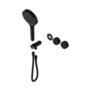 Nero Serenity Progressive Shower System With Marquina Black Handle And Serenity Hand Shower Trim Kit Only Matte Black - 24E124MB
