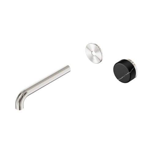 24E126BN-Serenity-Progressive-Wall-Basin-Mixer-185mm-Spout-With-Marquina-Black-Handle-Trim-Kit-Only-Brushed-Nickel-Thumb.png Nero Serenity Progressive Wall Basin Mixer 185mm Spout With Marquina Black Handle Trim Kit Only Brushed Nickel - 24E126BN