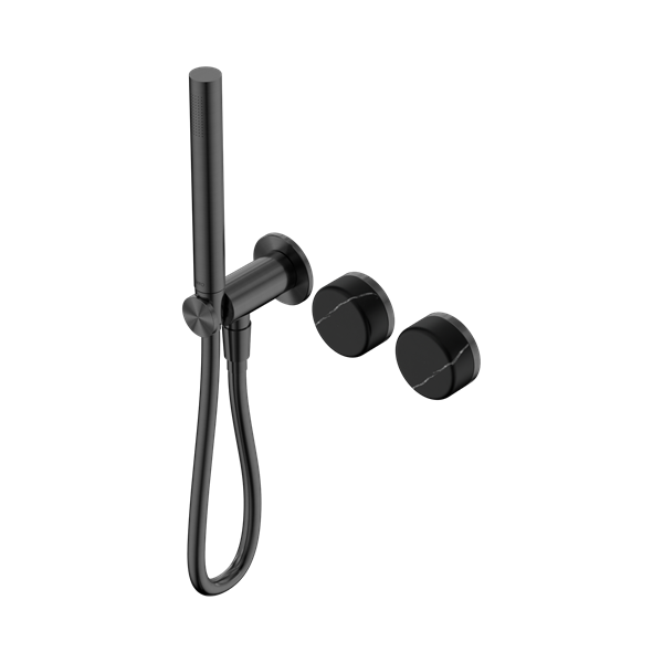 Nero Serenity Progressive Shower System With Marquina Black Handle And Slim Shower Gun Metal - 24E131GM