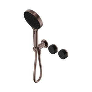 Nero Serenity Progressive Shower System With Marquina Black Handle And Serenity Hand Shower Brushed Bronze - 24E132BZ