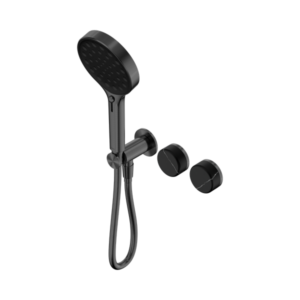 Nero Serenity Progressive Shower System With Marquina Black Handle And Serenity Hand Shower Gun Metal - 24E132GM
