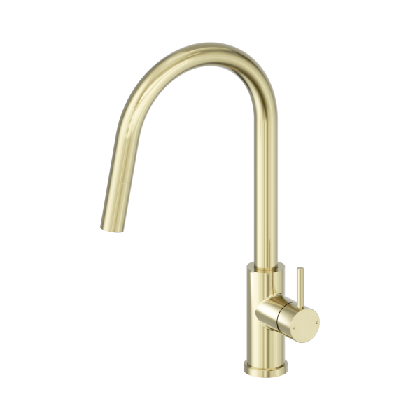 Nero Dolce II Pull Out Sink Mixer Brushed Gold - 25B004BG