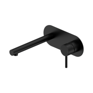 Nero Dolce II Wall Basin/Bath Mixer Matte Black - 25B005MB
