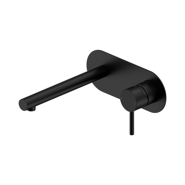 Nero Dolce II Wall Basin/Bath Mixer Matte Black - 25B005MB