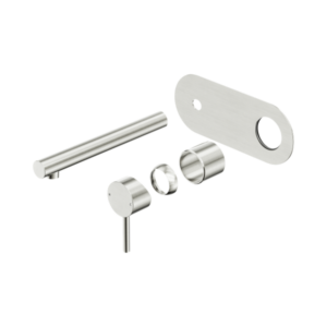 Nero Dolce II Wall Basin/Bath Mixer Trim Kits Only Brushed Nickel - 25B007BN