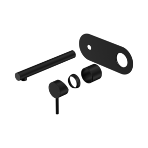 Nero Dolce II Wall Basin/Bath Mixer Trim Kits Only Matte Black - 25B007MB