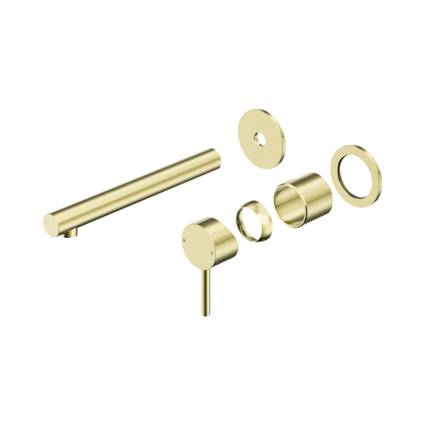 Nero Dolce II Wall Basin/Bath Mixer Separate Back Plate Trim Kits Only Brushed Gold - 25B009BG