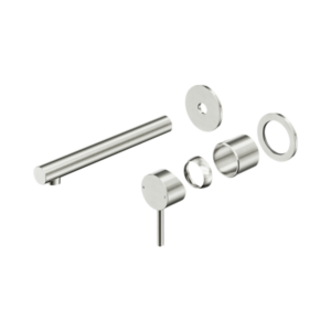 Nero Dolce II Wall Basin/Bath Mixer Separate Back Plate Trim Kits Only Brushed Nickel - 25B009BN