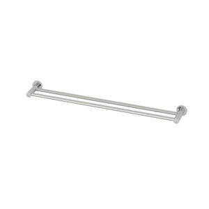 Amoza 800mm Double Towel Rail Brushed S/S - Brushed Stainless Steel - AC201BS