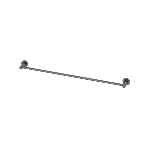 Amoza 800mm Single Towel Rail Gun Metal - AC202GM