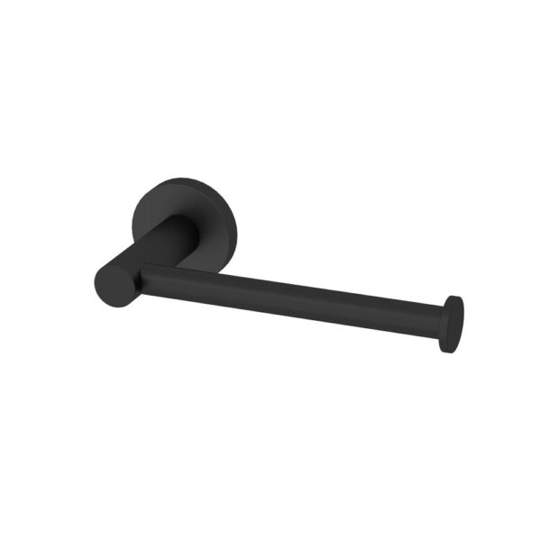 Amoza Toilet Roll Holder Matte Black - AC204MB