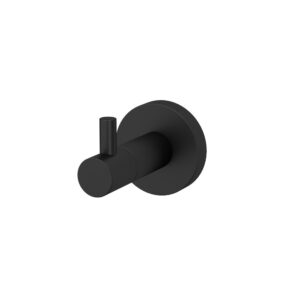 Amoza Robe Hook Matte Black - AC206MB
