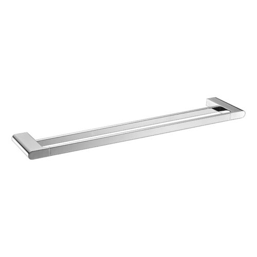 BK302-800.jpg Bad und Küche Kompakt Rund Double Towel Rail 800mm - BK302-800