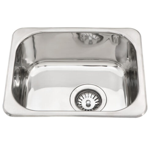 Bad und Küche Traditionell Single Bowl Sink - Stainless Steel - BK3932