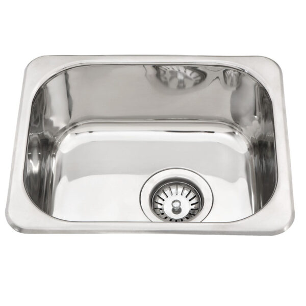 Bad und Küche Traditionell Single Bowl Sink - Stainless Steel - BK3932