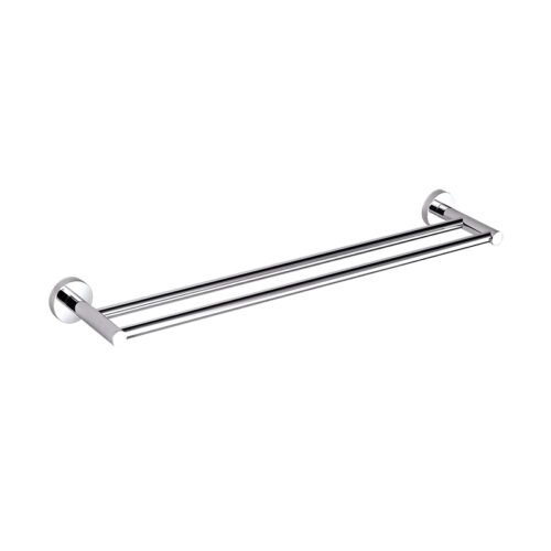 BK401-600.jpg Bad und Küche Rund Double Towel Rail 600mm - BK401-600