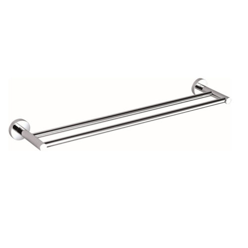 BK401-75.jpg Bad und Küche Rund Double Towel Rail 750mm - BK401-750