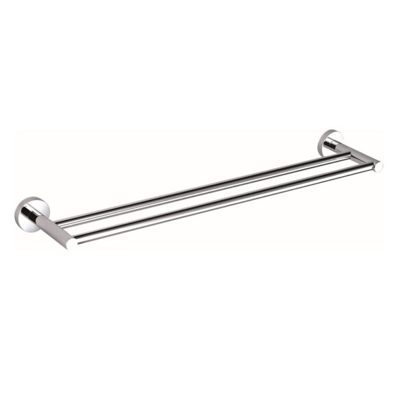 Bad und Küche Rund Double Towel Rail 750mm - BK401-750