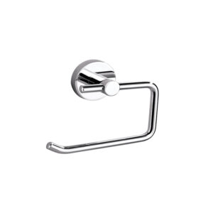 Bad und Küche Rund Toilet Roll Holder - Chrome - BK406