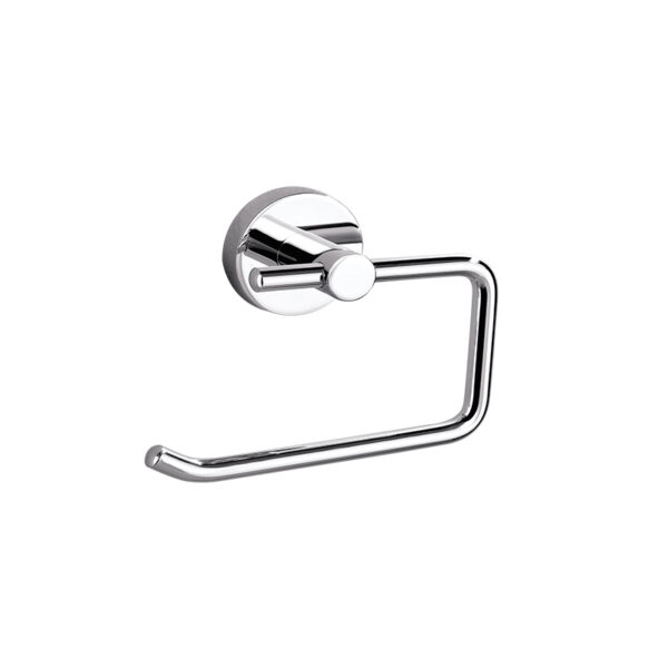 Bad und Küche Rund Toilet Roll Holder - Chrome - BK406