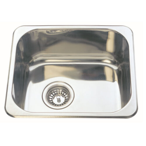 Bad und Küche Traditionell Single Bowl Sink - Stainless Steel - BK4237