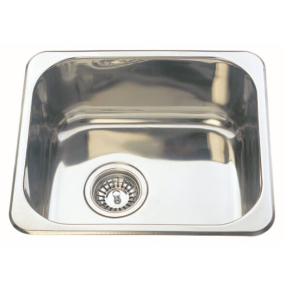 Bad und Küche Traditionell Single Bowl Sink - Stainless Steel - BK4237