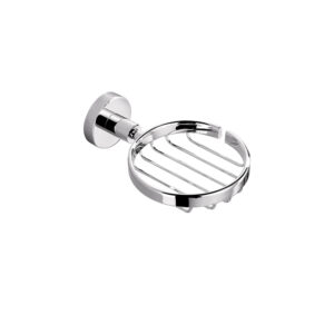Bad und Küche Rund Soap Basket - Chrome - BK424