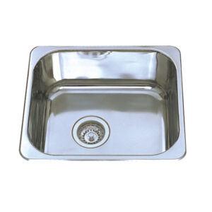 Bad und Küche Traditionell Single Bowl Sink - Stainless Steel - BK4439