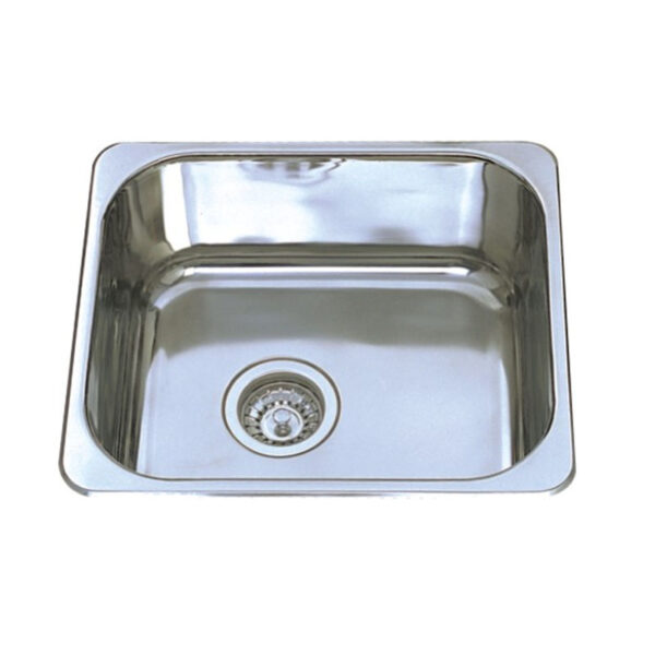 Bad und Küche Traditionell Single Bowl Sink - Stainless Steel - BK4439