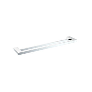 Bad und Küche Kompakt Eckig Double Towel Rail 600mm - BK602-600