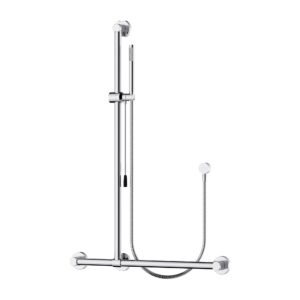 BKCS02-RAIL-CH.jpg Bad und Küche Care Sliding Shower Set 1050mm Rail - BKCS02-CH