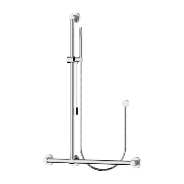BKCS02-RAIL-CH.jpg Bad und Küche Care Sliding Shower Set 1050mm Rail - BKCS02-CH