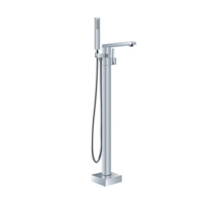 Bad und Küche Eckig Floor Bath Mixer With Hand Shower - BKM137F